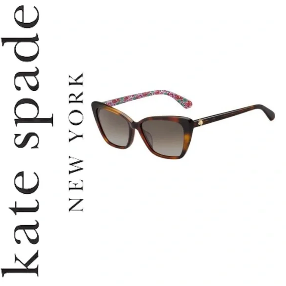 Kate Spade Sunglasses Authentic Guaranteed Brand New kate spade new york Layne Rectangular Polarized Sunglasses  main image 2